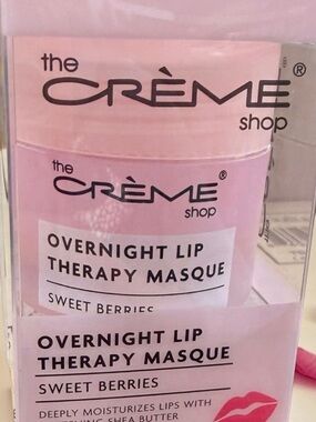 The Crème Shop Pink Overnight Lip Therapy Masque